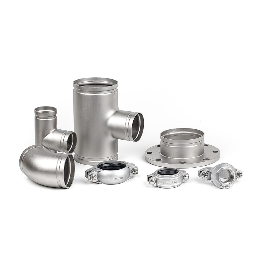 Stainless steel grooved fittings