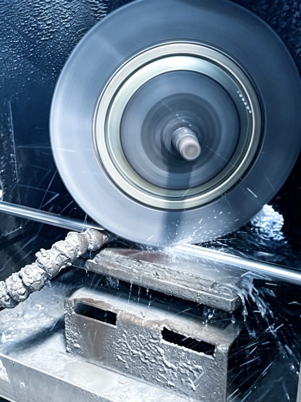 O.D. Weld Grinding — stainless welded pipe production
