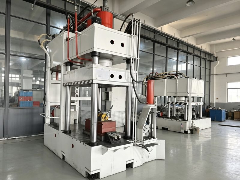 Hydraulic press machine — steel pipe workshop