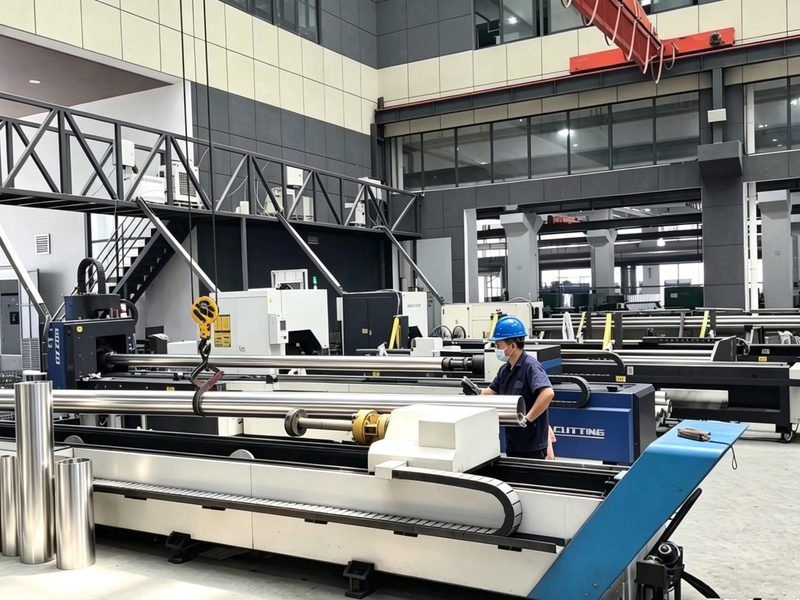 Stainless steel pipe workshop
